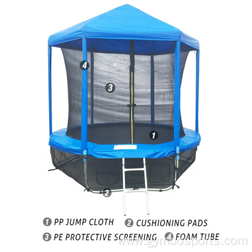 Popular 6-10FT Outdoor Fitness Fabric Tent Trampoline